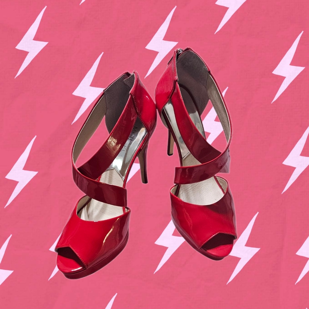 MICHAEL Michael Kors Red Strappy Heels
